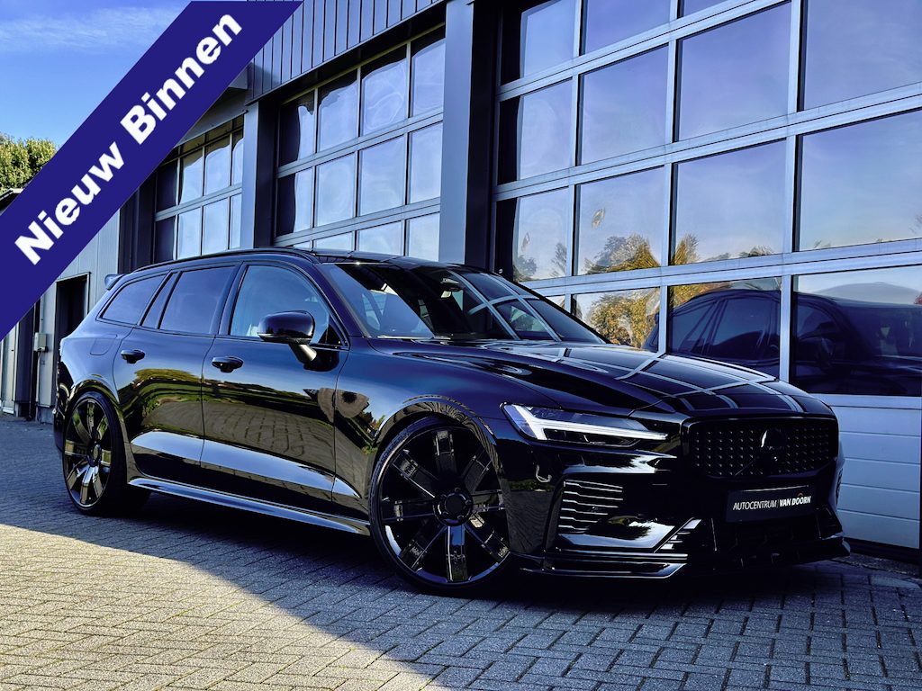 Volvo V60 2.0 T8 Hybrid AWD | Ultra Dark | UNIEK! | Heico pakket | Polestar tuning | 21" | Bower Wilkins | Panodak | Leer | Incl BTW