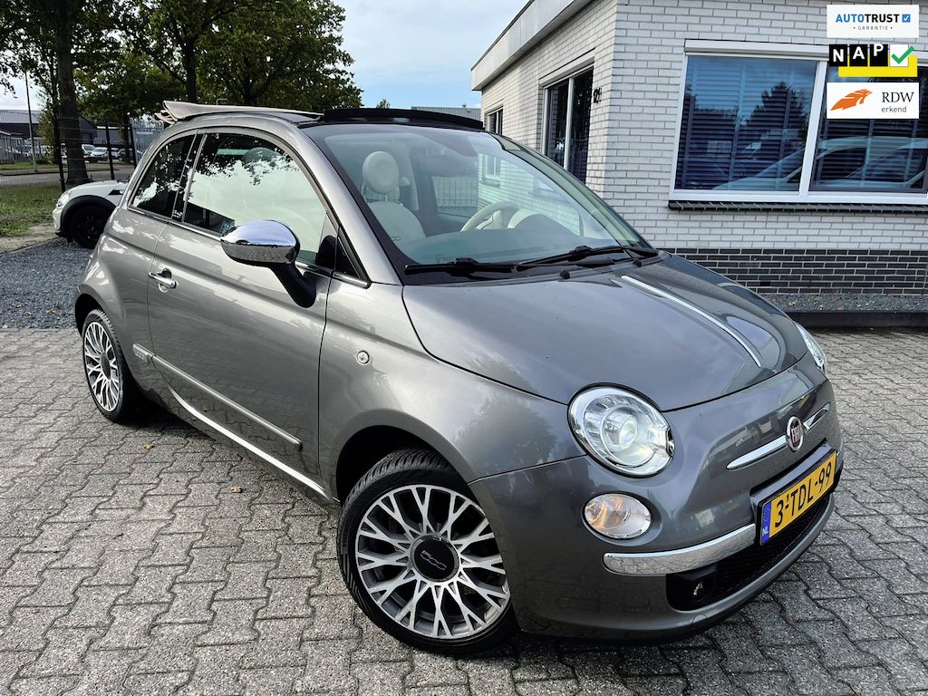 Fiat 500C 0.9 TwinAir Rock|Led|Leder|Clima|Cabrio|