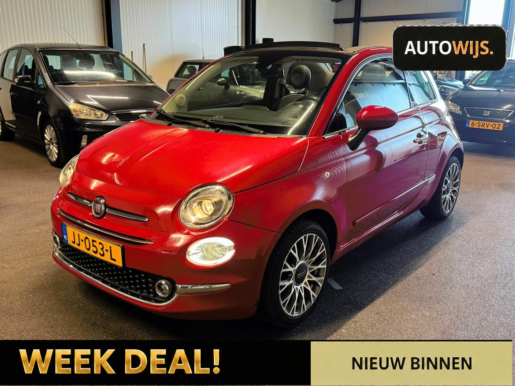 Fiat 500C 0.9 TwinAir Turbo Lounge|LED|CARBIO|NL AUTO|NAVI