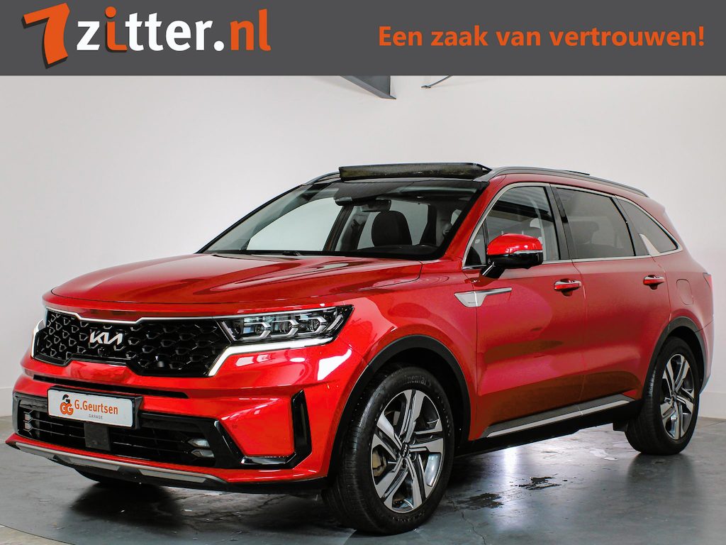 Kia Sorento 1.6 T-GDI PHEV 4WD DynamicPlusLine 7-Persoons Panoramadak, Trekhaak, Stoelverwarming/Ventilatie, Volleder, Vol optie!