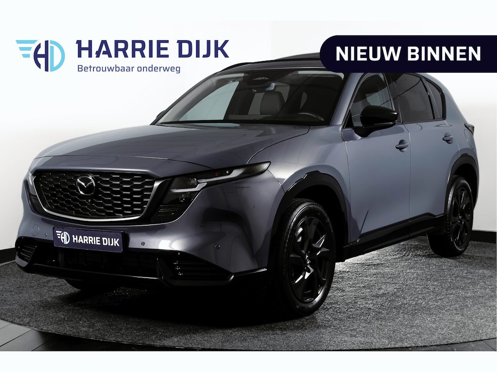 Mazda CX-5 2.5 E-SKYACTIV G 141 M HYBRID Homura | S/K-Panodak | Dig. Cockpit | Adapt. Cruise | Stoelventilatie+verw. | Leder | 360 Camera | NAV + App. Connect | ECC | Elek. Klep | Bose | LM 19" | 0307