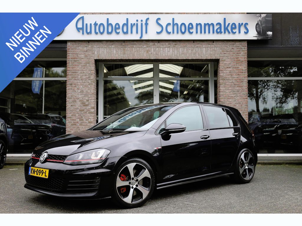 Volkswagen Golf 2.0 TSI GTI Performance LEER STOELVERWARMING KLEPPENSYSTEEM PARKING-ASSIST HILL-HOLD CRUISE CLIMA NAVI 2XPDC 18''LMV