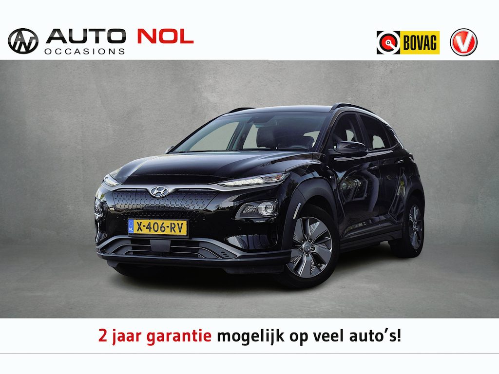 Hyundai Kona Electric EV Premium Sky 64 kWh | Warmtepomp | Schuifdak | Leer | HUD | Stuur- en Stoelverwarming