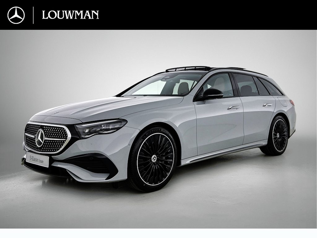 Mercedes-Benz E-klasse Estate 300 e Business Solution AMG | Premium pakket | Nightpakket | Leder pakket | Trekhaak | Panoramaschuifdak | Smartphone integratie | Winterpakket |