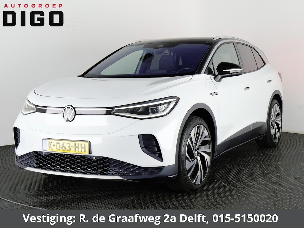 Volkswagen ID.4 Two-Tone First Max 77 kWh SOH 84% | Panoramadak | Apple Carplay & AndroidAUTO | 360°Camera | Navigatie |
