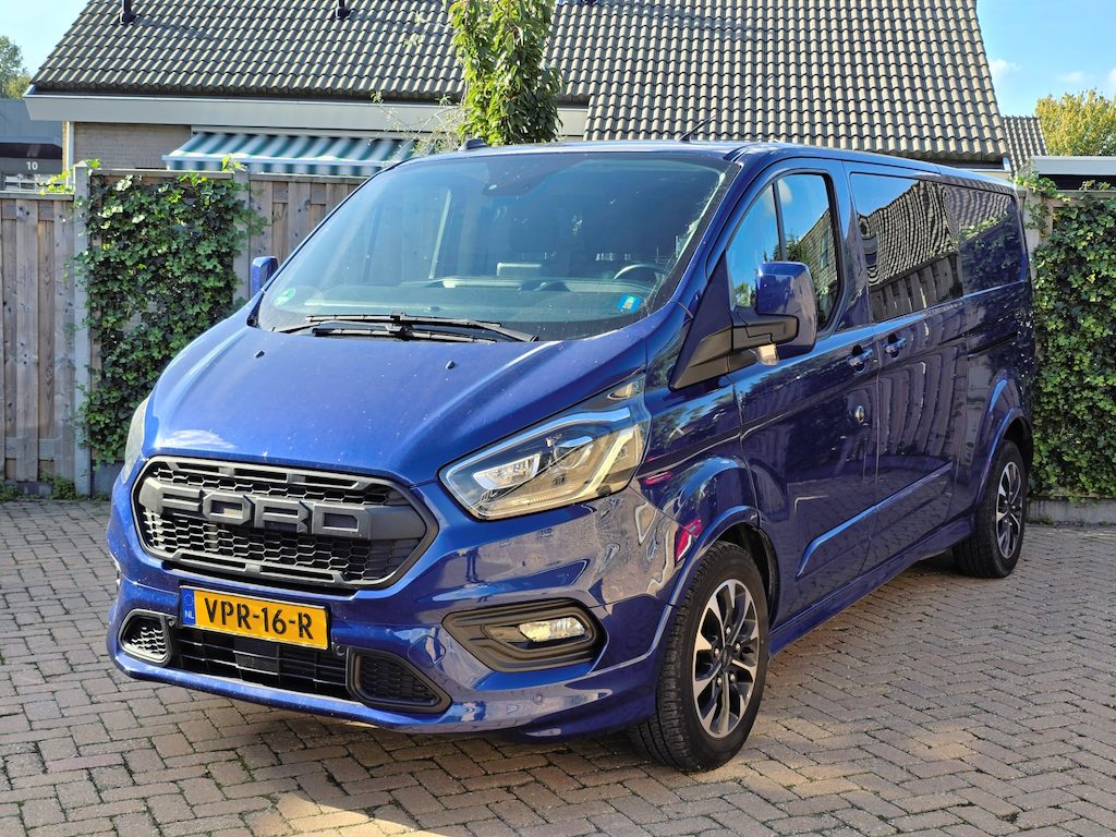 Ford Transit Custom 320 2.0 TDCI L2H1 DC Sport 185PK AUT,CAM,TREKHAAK,LED.