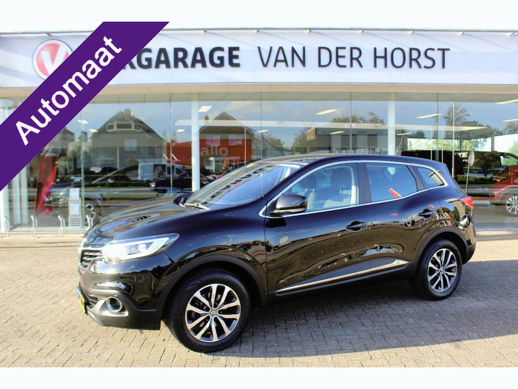 Renault Kadjar 1.2-130pk TCe Limited AUTOMAAT 1500kg Trekgewicht Gun u het plezier en comfort van een automaat ! Climate control Cruise control , Bluetooth , Trekhaak