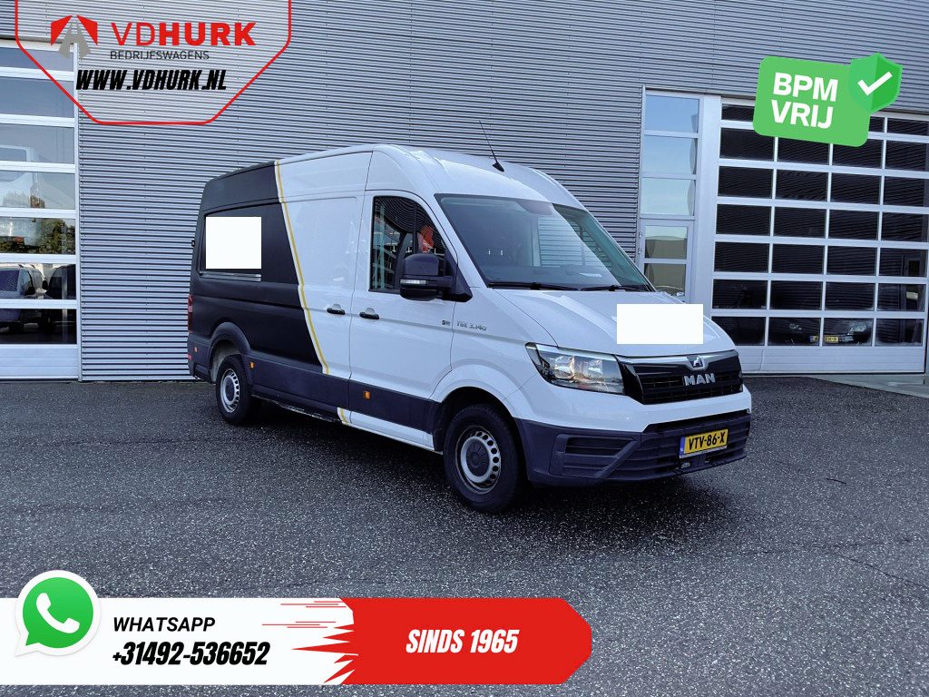 MAN TGE 3.140 2.0 TDI 140 pk L3H3 EXPORT Carplay/ Camera/ Cruise/ Trekhaak/ Airco