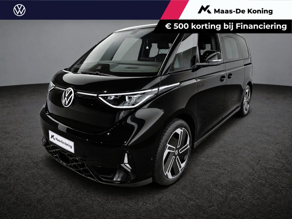 Volkswagen ID. Buzz Bedrijfswagens GTX Limited 86kWh 340pk 4Motion L2 · Panoramadak · 360 Camera · Wegklapbare Trekhaak · Harman Kardon · Elek. Voorstoel · Head-Up · 21'' Inch · Fabrieksgarantie t/m 08-06-2028