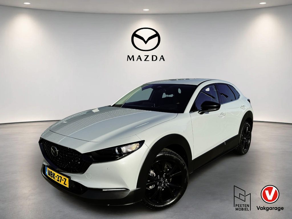 Mazda CX-30 2.5 e-SkyActiv-G M Hybrid Nagisa | AUTOMAAT | T/M MEI 2029 FABRIEKSGARANTIE | CAMERA | HALF LEDEREN BEKLEDING |