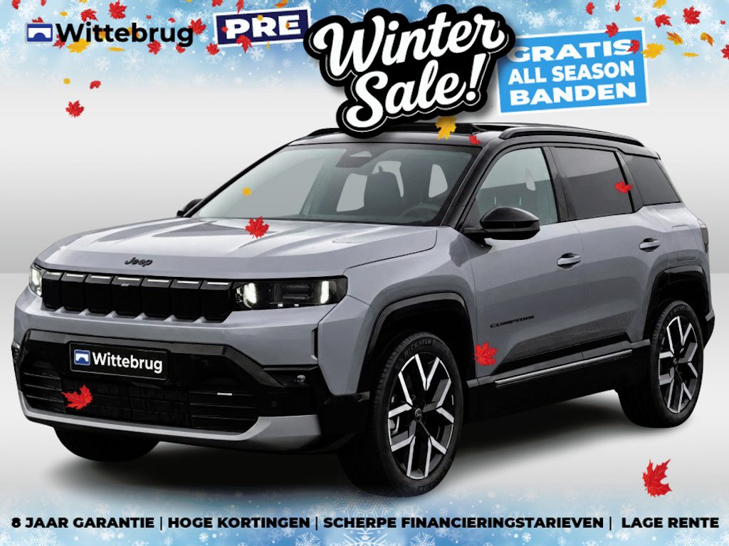 Jeep Compass First Edition 74 kWh DIRECT RIJDEN - RIJKLAAR - PANORAMADAK - 8 JAAR GARANTIE