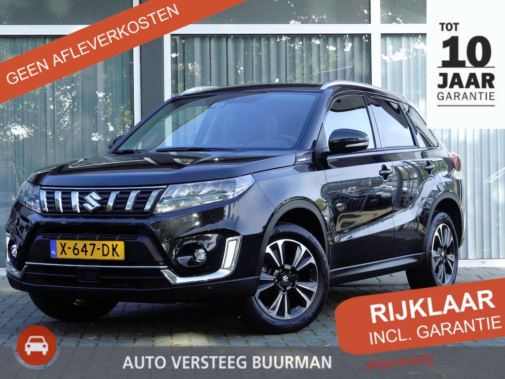 Suzuki Vitara 1.5 Hybrid Style AUTOMAAT TREKHAAK, 1ste eigenaar, dealer onderhouden, Apple Carplay/Android Auto, Lederen bekleding