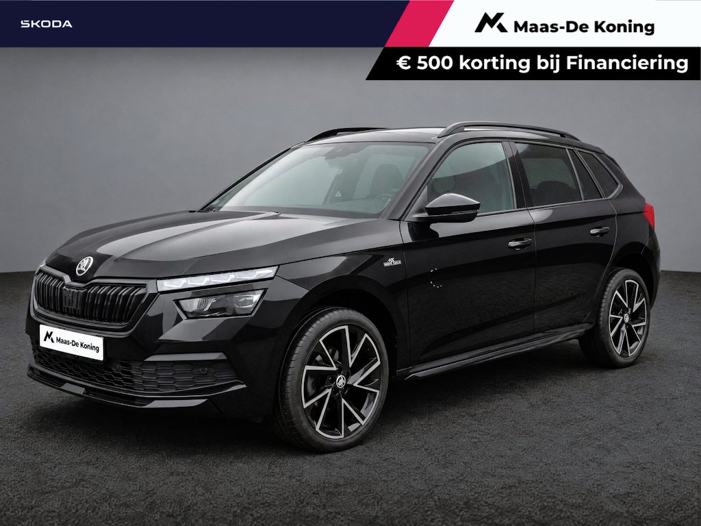 Skoda Kamiq 1.0 TSI 110pk DSG Monte Carlo · Camera · Keyless · Stoelverwarming · Apple/Android Car Play · Elek. Achterklep · 18"Velgen · Sportstoelen ·