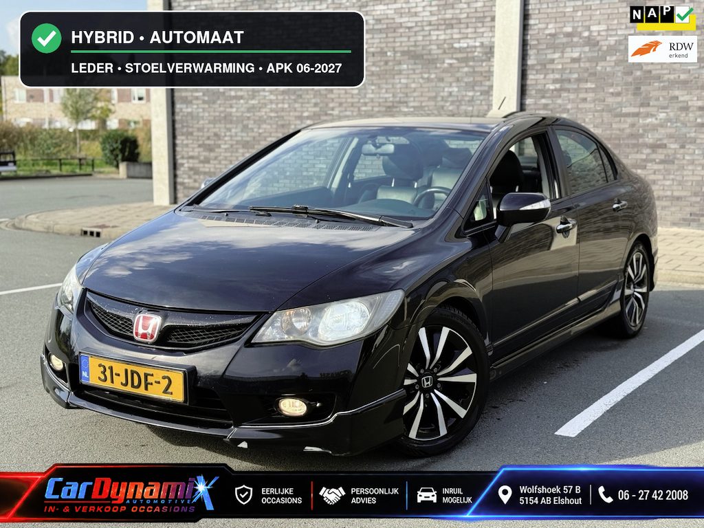 Honda Civic 1.3 Hybrid | Leer | Stoelverw | APK 06-2027 | Automaat