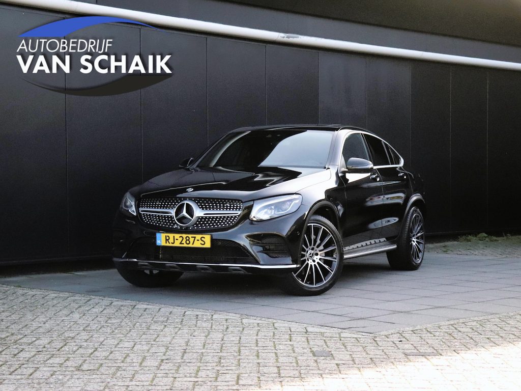 Mercedes-Benz GLC Coupe 250 4MATIC AMG | LEDER | SCHUIFDAK | 360° CAMERA | CRUISE | NAVI | SIDE-STEPS