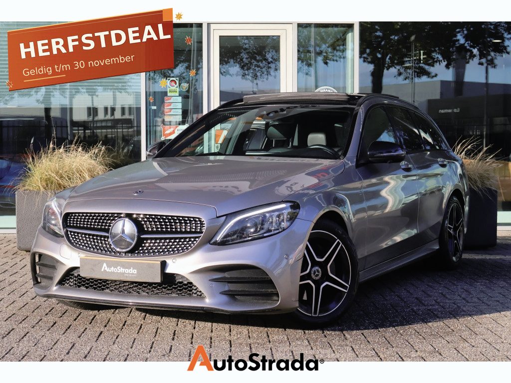 Mercedes-Benz C-klasse C180 156pk 9G-TRONIC Business Solution AMG | 360 Camera | Cruise | Pano | Climate | Sfeer |