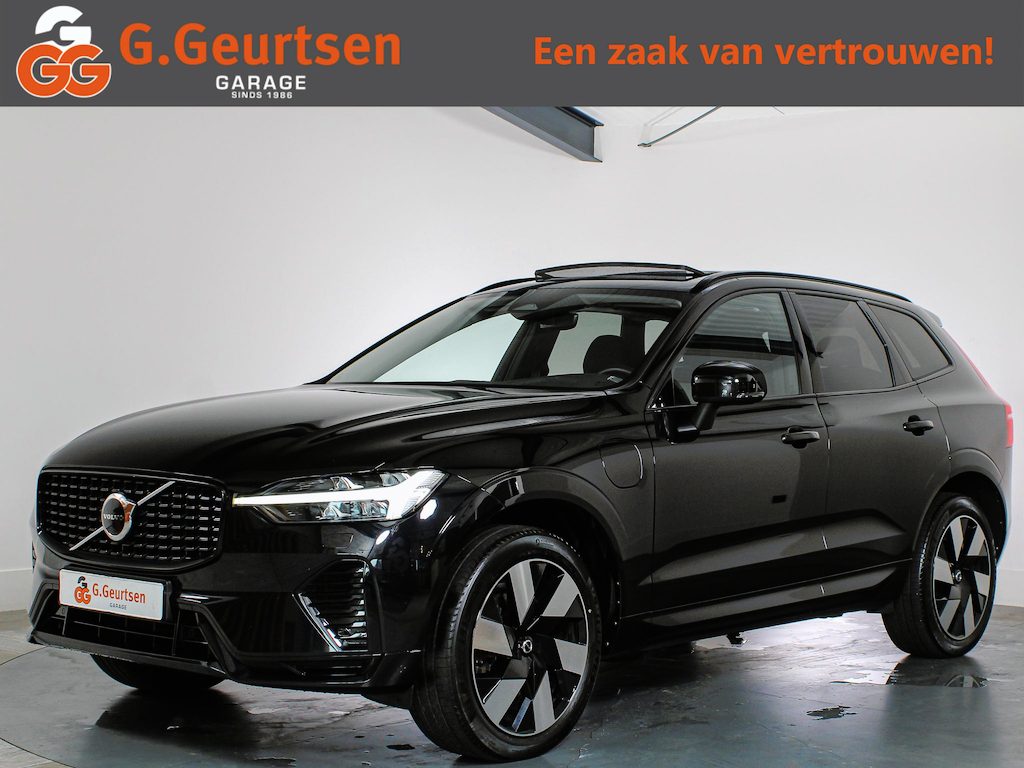 Volvo XC60 2.0 T8 PHEV 455PK AWD Ultra Black Edition Panoramadak, Volleder, Trekhaak, Soh 100%