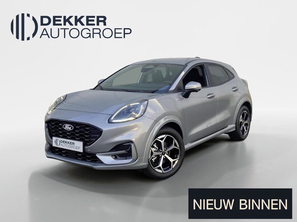 Ford Puma 1.0 EcoBoost Hybrid 125 pk ST-Line Solar Silver - Winter Pack - Driver Assistance Pack