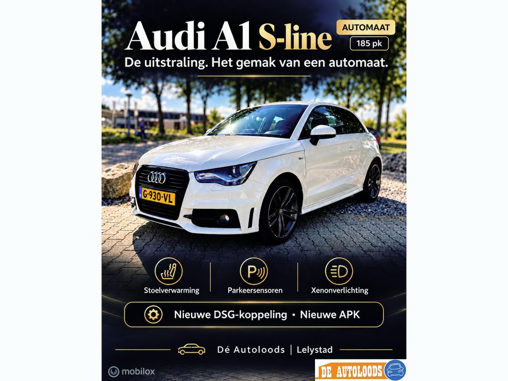 Audi A1 1.4 TFSI 185 pk S-line | Xenon | Nieuwe DSGkoppeling