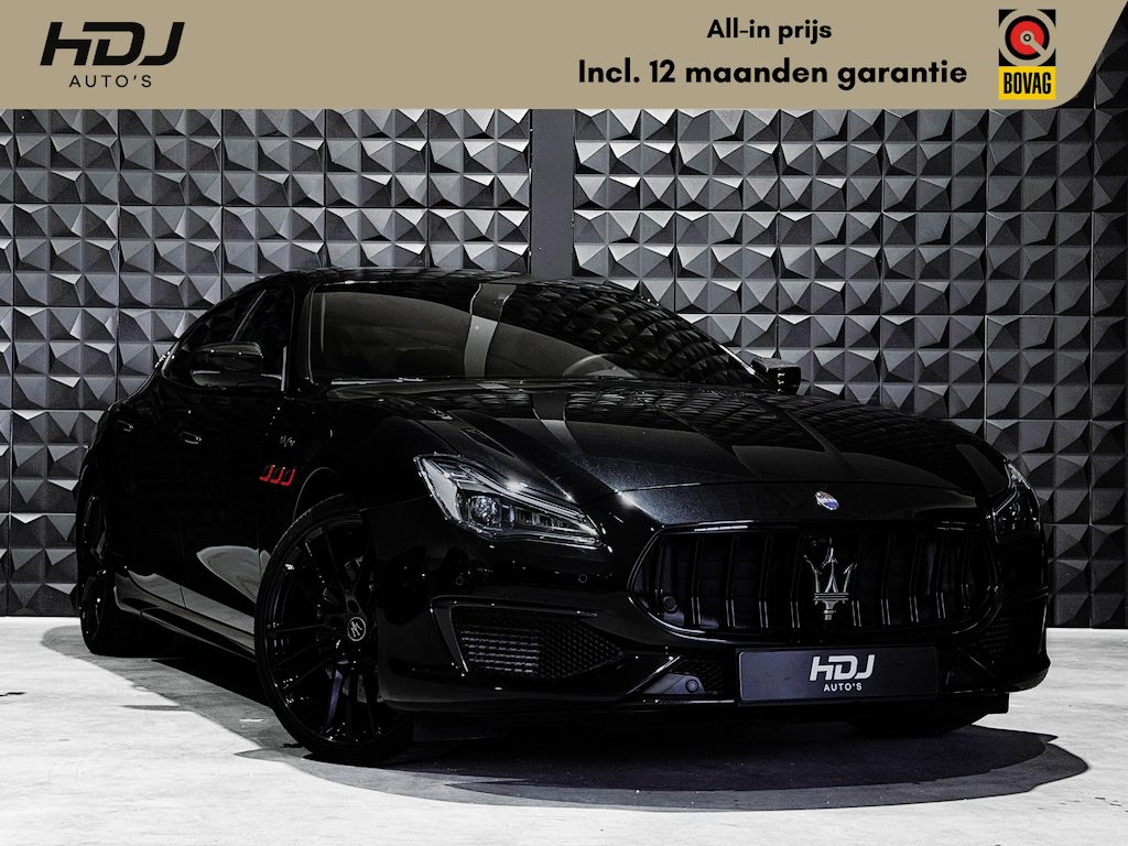 Maserati Quattroporte 3.8 V8 Trofeo | 580pk | Schuifdak | Harman Kardon | Side | 21"| Matrix | Dealeronderhouden | Memo | Alcantara Hemel|