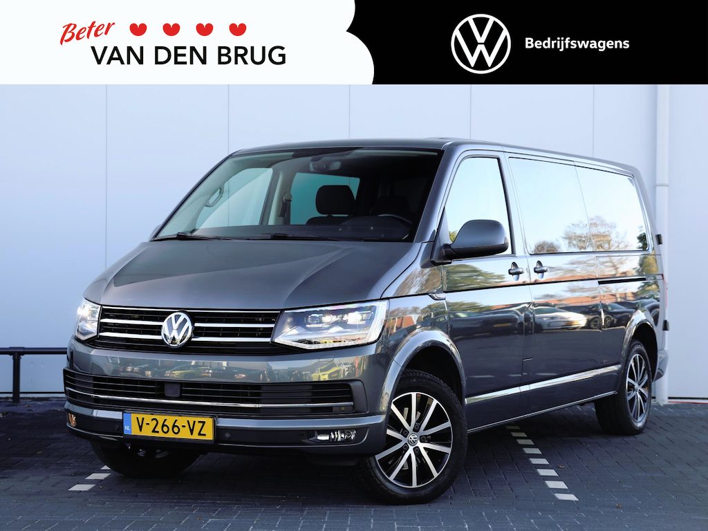 Volkswagen Transporter 2.0 TDI 150PK DC Exclusive | UNIEK NETJES | Dubbele schuifdeur | ACC | LED | Navigatie | 17 inch LM Velgen | Alarm | PDC | Camera | Trekhaak |