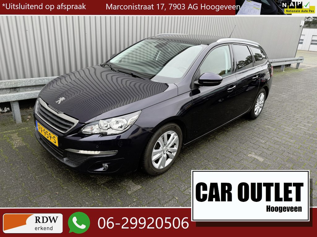 Peugeot 308 SW 1.2 PureTech Blue Lion Leer, Pano, Clima, Cruise Nw APK --Inruil Mogelijk--