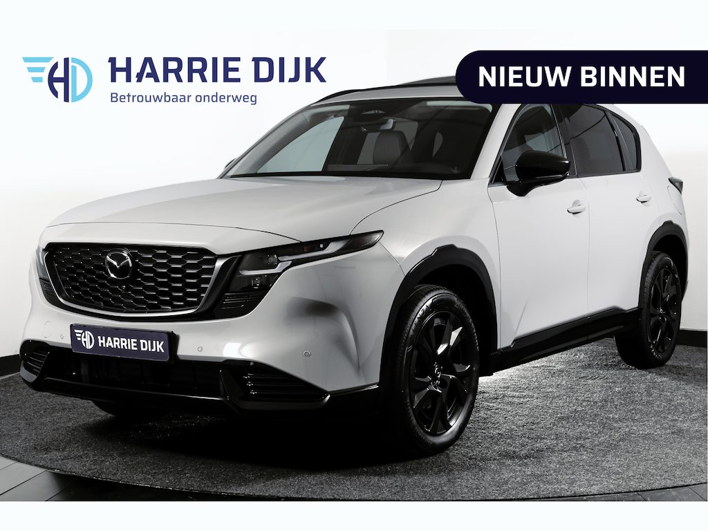 Mazda CX-5 2.5 E-SKYACTIV G 141 M HYBRID Homura | S/K-Panodak | Dig. Cockpit | Adapt. Cruise | Stoelventilatie+verw. | Leder | 360 Camera | NAV + App. Connect | ECC | Elek. Klep | Bose | LM 19" | 2089