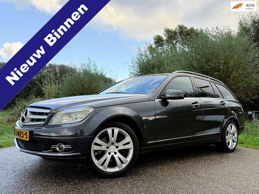 Mercedes-Benz C-klasse Estate 180 K. Business Class Avantgarde Automaat | Schuif-/Kanteldak | H-Leder | Trekhaak | Clima | PDC |