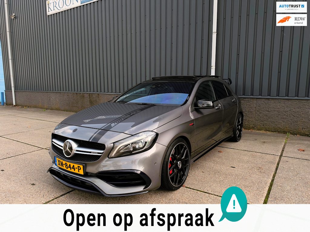 Mercedes-Benz A-klasse AMG 45 4MATIC 381PK/PANO/MEMORY/DEALERONDERHOUDEN