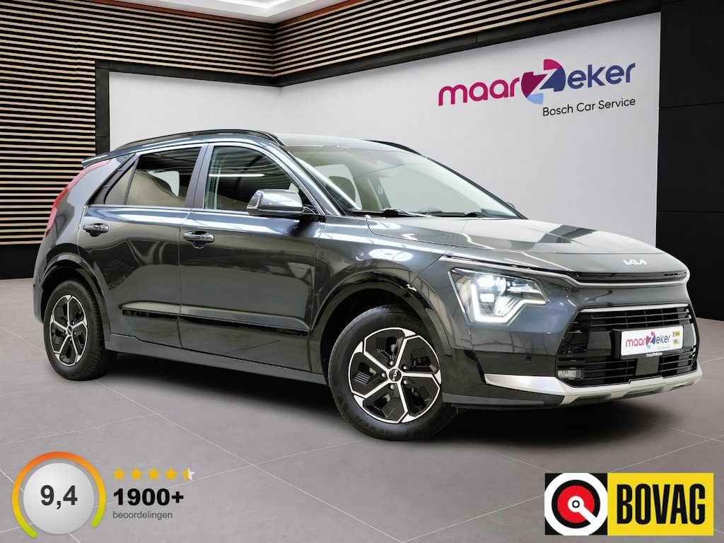 Kia Niro Hybrid 1.6 GDi DynamicPlusLine ✅Stoel&Stuurverw.✅Head-Up✅DodeHoek✅Adapt. Cruise✅Elec. Stoelverst.✅