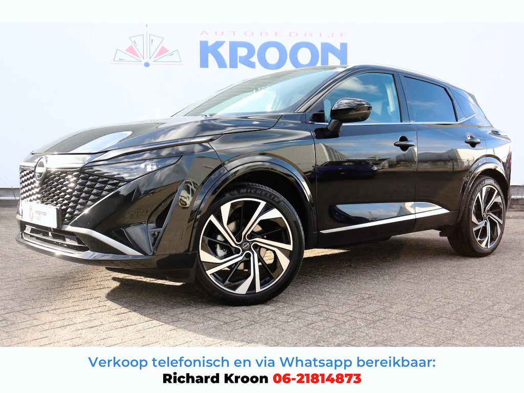 Nissan Qashqai 1.3 MHEV Xtronic Tekna Plus I Pano I leder I 360 Camera I Stoel/stuur verwarming I Navigatie |