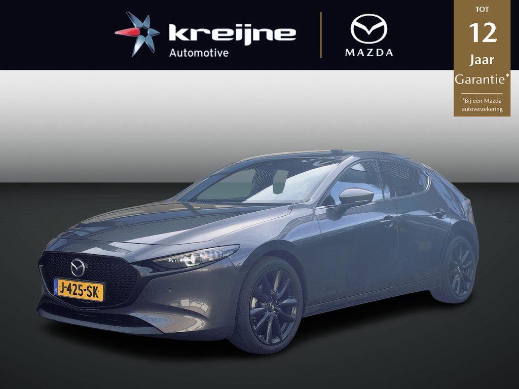 Mazda 3 2.0 e-SkyActiv-X M Hybrid 180 Luxury | Leder | Bose | Trekhaak | AUTOMAAT | RIJKLAARPRIJS!