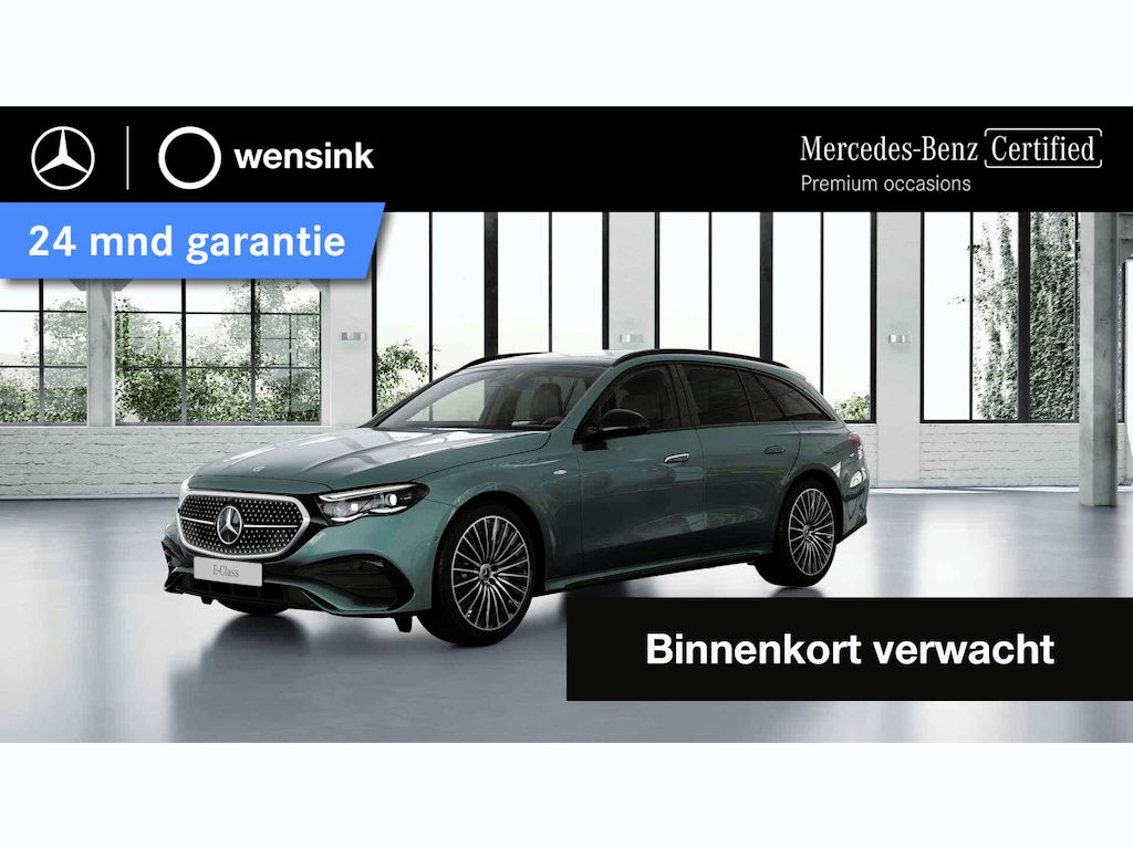 Mercedes-Benz E-klasse Estate 300 e Sport Edition | Trekhaak | Luchtvering | Burmester | Hyperscreen | Panoramadak | Sfeerverlichting | Multispaaks | Night |