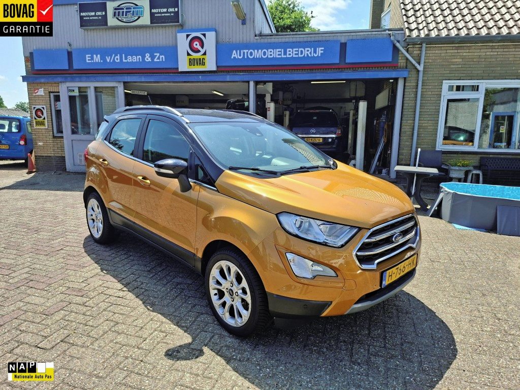 Ford EcoSport 1.0 Titanium RADIO-DAB/AIRCO/CLIMATE/CRUISE/NAVI/PDC/AUR.CAMERA/LMV/ELEC.RAMEN+SPIEGELS