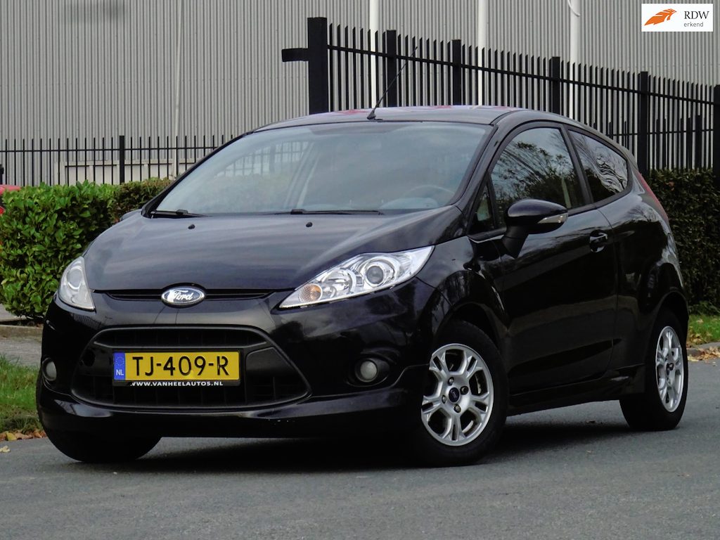 Ford Fiesta 1.4 ZWART BJ2010 NAP/CLIMA/ELEKRAMAPK