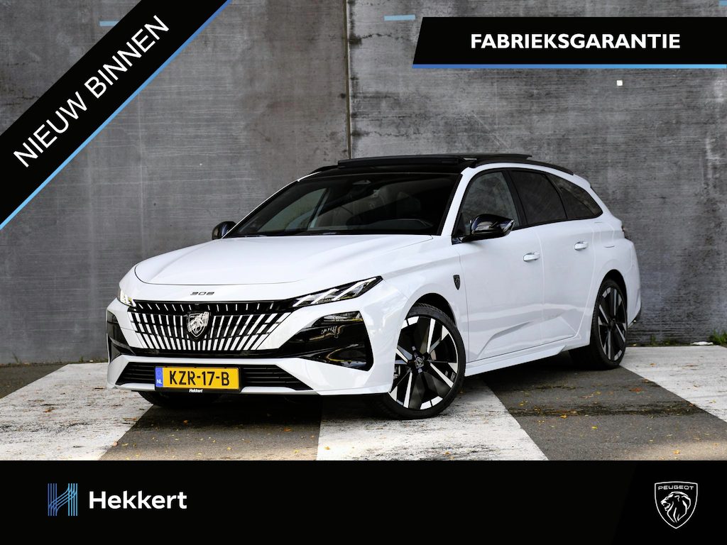 Peugeot 308 SW GT 1.6 Plug-in Hybrid 195pk Automaat PANO | FOCAL | LED MATRIX | 18''LM | 360° CAM. | ADAPT. CC | DAB
