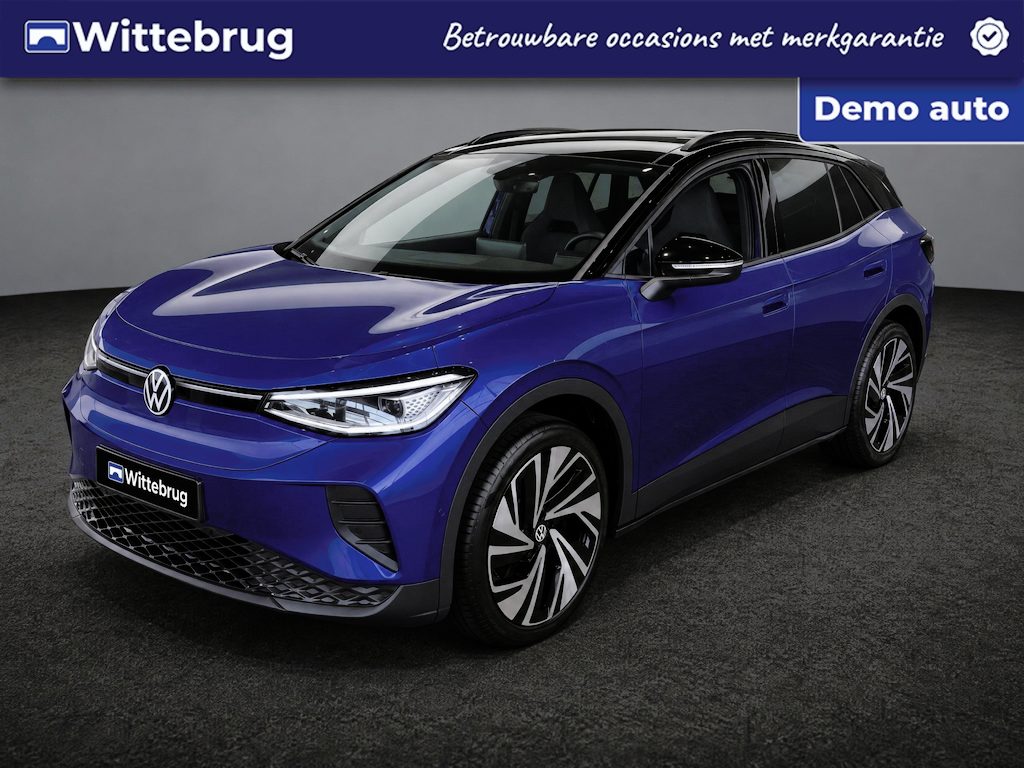Volkswagen ID.4 Pro Limited Edition Plus 286PK 79 kWh / Resterende Fabrieksgarantie tot 15-10 2028 / Trekhaak / Ergo Active Stoel / Glazendak / 21'''Narvik Velg / VW