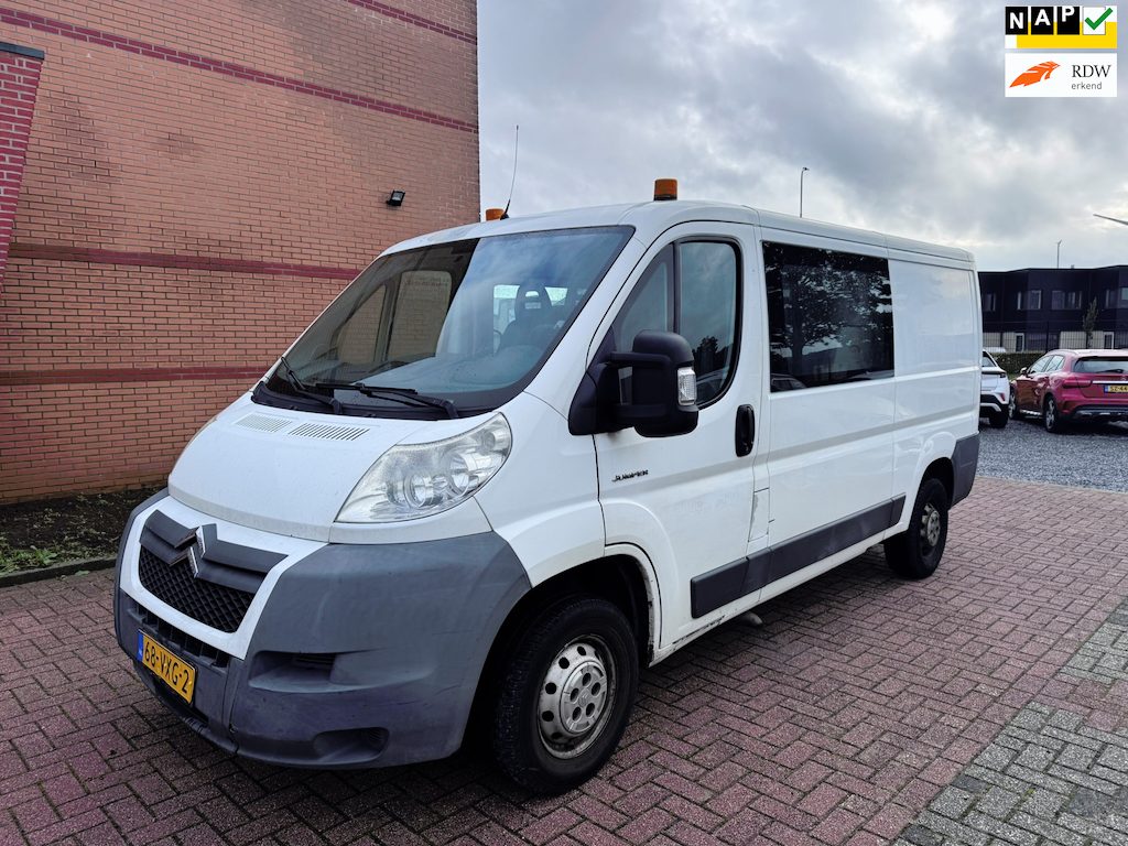 Citroën Jumper 30 2.2 HDI L2H1 DC, 6 Persoons, Trekhaak, Dubbel Cabine