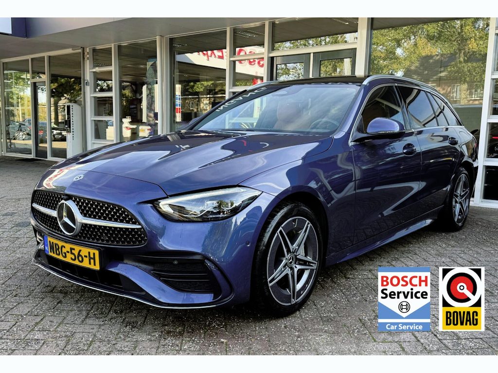 Mercedes-Benz C-klasse Estate 300 e AMG Line Pano, Leer, Camera, LM..