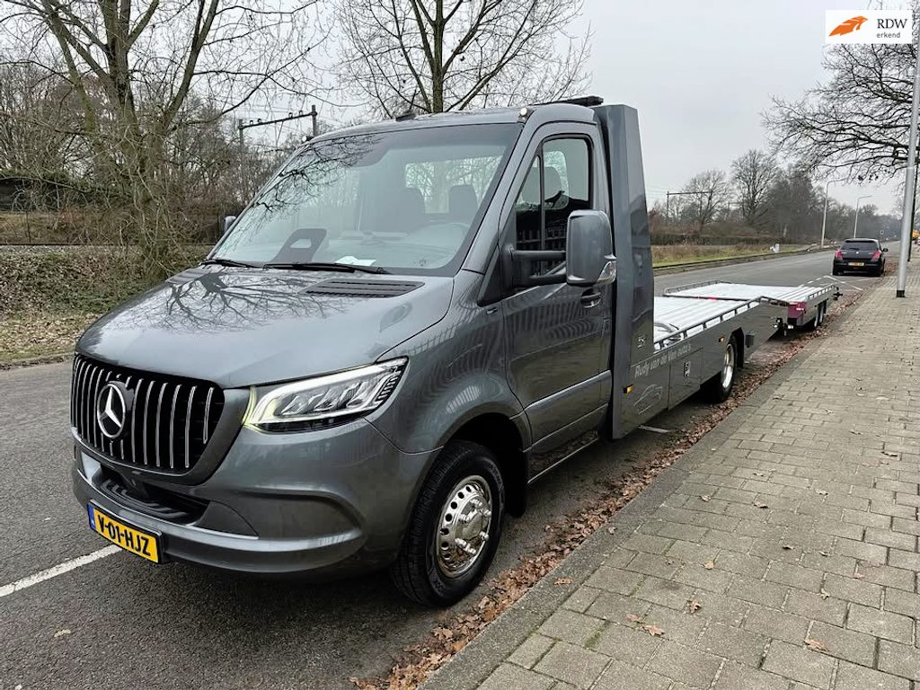 Mercedes-Benz Sprinter 519 1.9 CDI L3 RWD met Tijhof aanhanger en Tijhof opbouw