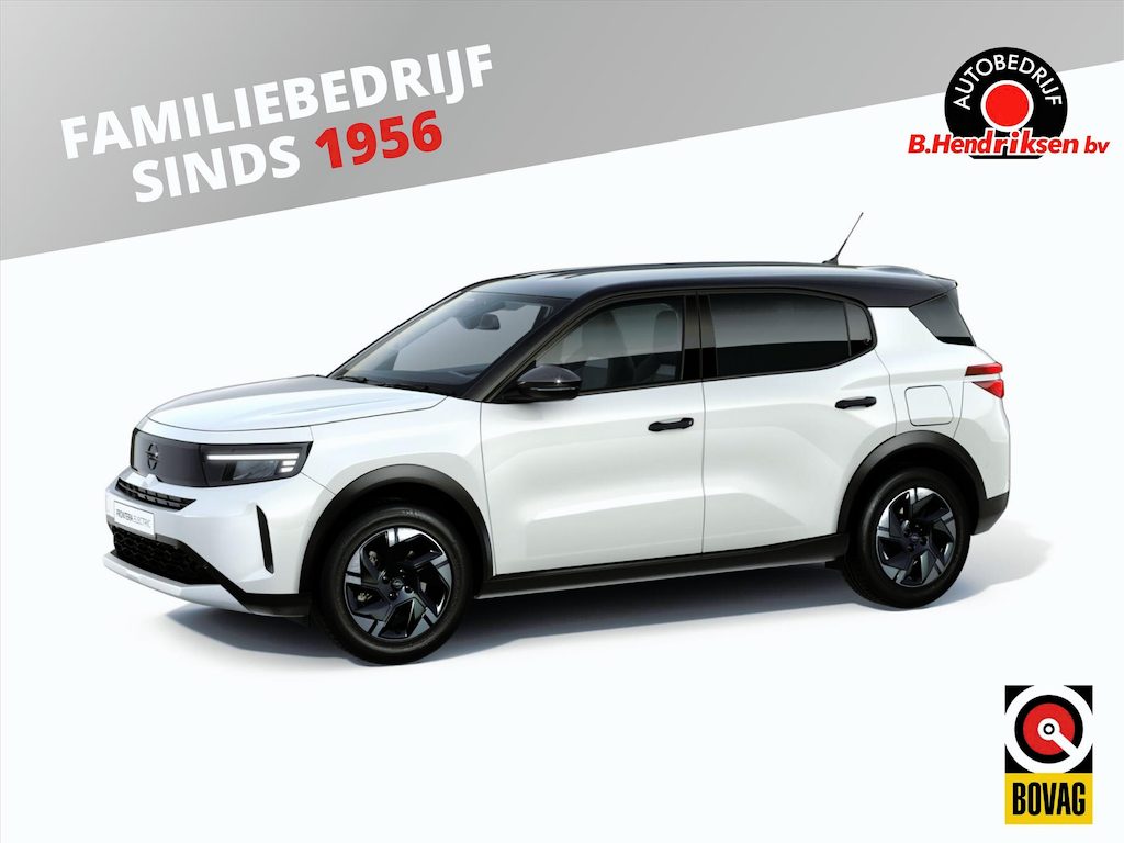 Opel Frontera 54kWh 113pk GS/ Winter pakket/ 400KM WLTP/ Eerste tenaamstelling: 02-2027/ Apple Carplay/ 3 Fase lader/ Camera achter/ Zwart dak/ Stoelverwarming