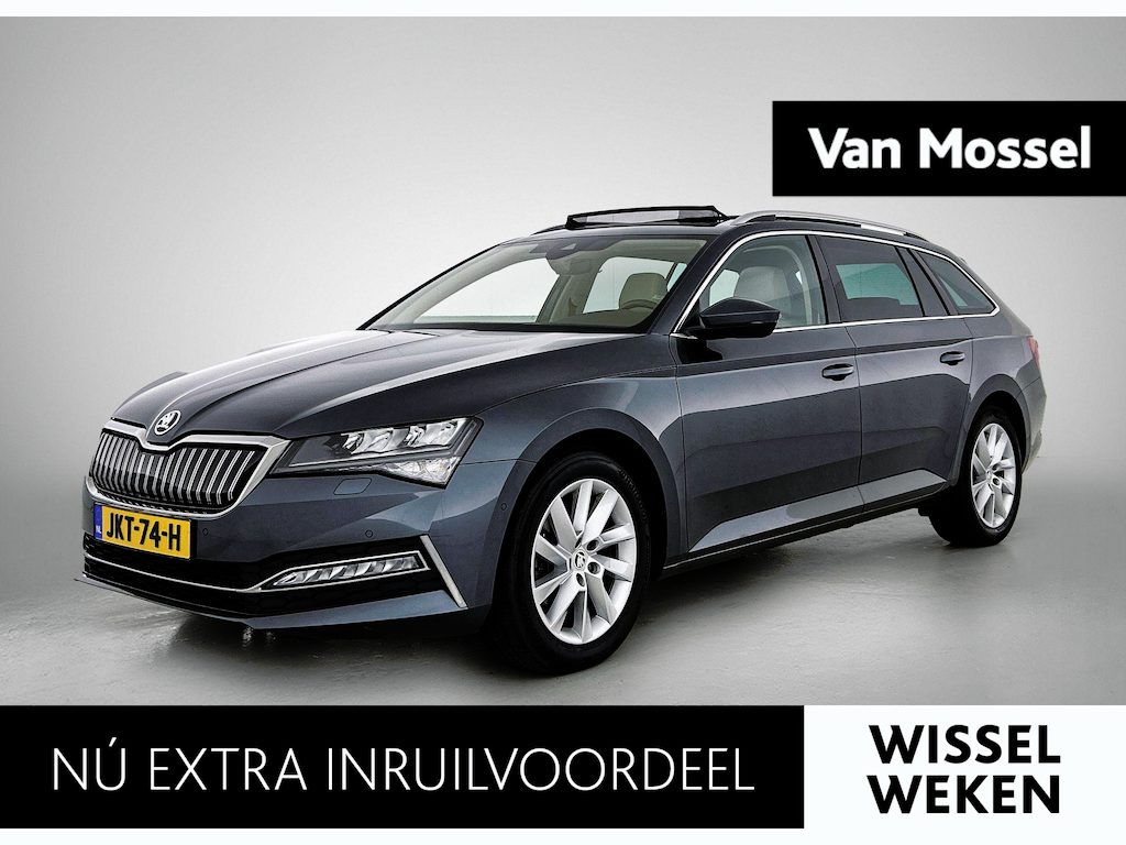 Skoda Superb Combi 1.4 TSI iV Business | PANORAMADAK | STOELVERWARMING VOOR EN ACHTER | MEMORY STOELEN | CANTON | CLIMATE CONTROL | ADAPTIVE CRUISE CONTROL |