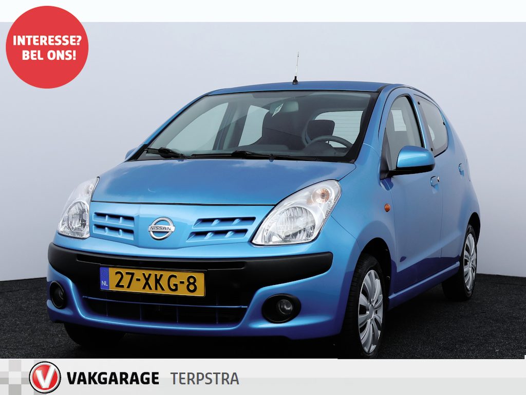 Nissan Pixo 1.0 Acenta/ Airco!/ C.V.Afstand/ Radio-CD/ Elek.Pakket/ Isofix/ Metallic Lak/ Deelbare Achterbank.