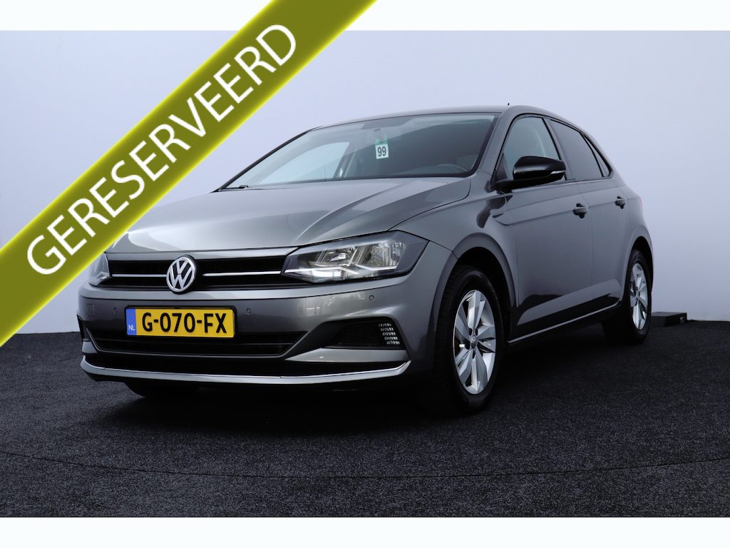 Volkswagen Polo 1.0 TSI Highline/ 15'' LMV/ Stoelverw./ Adaptive Cruise/ Apple + Android/ PDC V+A/ Airco/ Elek. pakket/ Isofix/ Bluetooth/ Multi. LEDER. Stuur/ Mistl./ Extra getint glas.