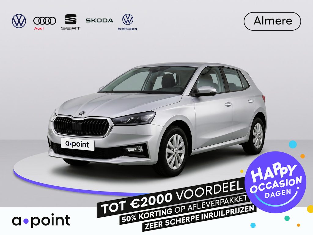 Skoda Fabia 1.0 TSI Business Edition 95 pk | Navigatie via App | Parkeersensoren achter | Autom. airco | Keyless | LED koplampen |