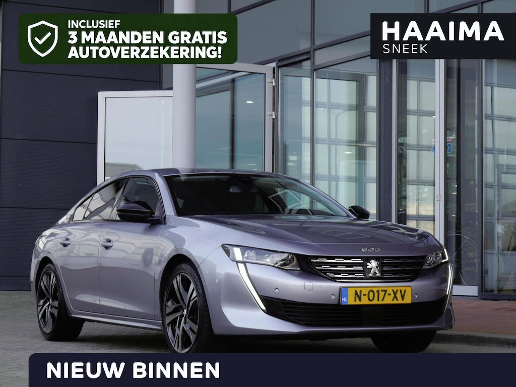 Peugeot 508 1.2 PureTech Allure Pack Business | Automaat | Elektrisch te openen kofferbak | 19 inch lichtmetalen velgen | Keyless entry en start | Dodehoek detectie | Cruise control | Apple carplay/Android auto