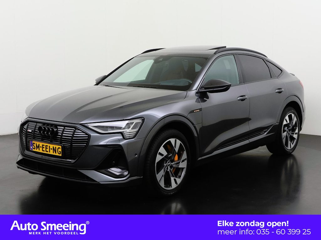Audi E-tron 55 quattro S-Line 95 kWh | Black Style | Panoramadak | Valcona Leder | Bang&Olufsen | Zondag Open!