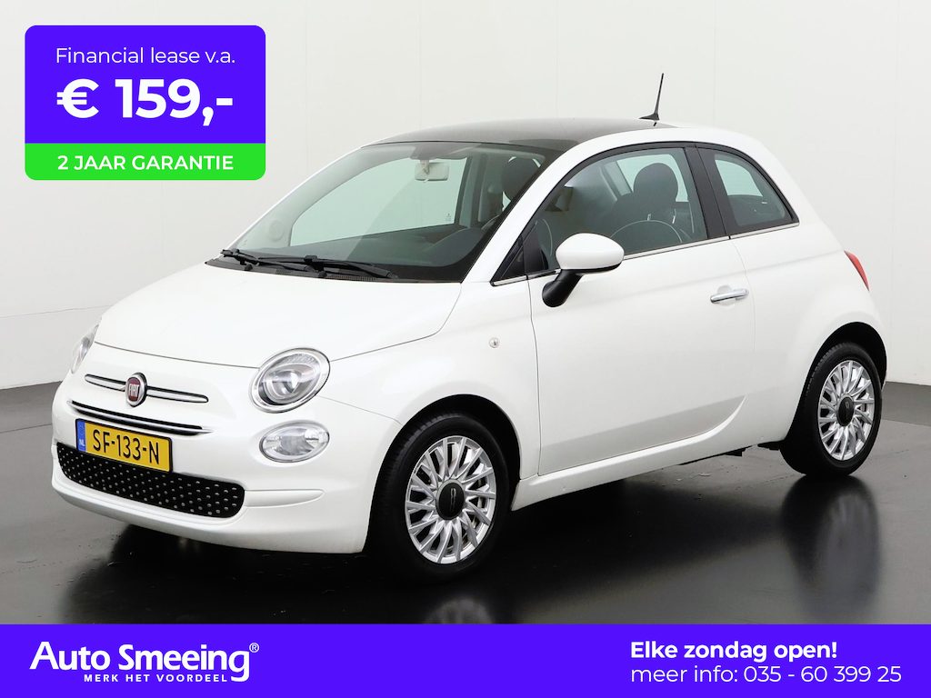 Fiat 500 0.9 TwinAir Turbo Lounge Automaat | Panoramadak | Navigatie | Zondag Open!