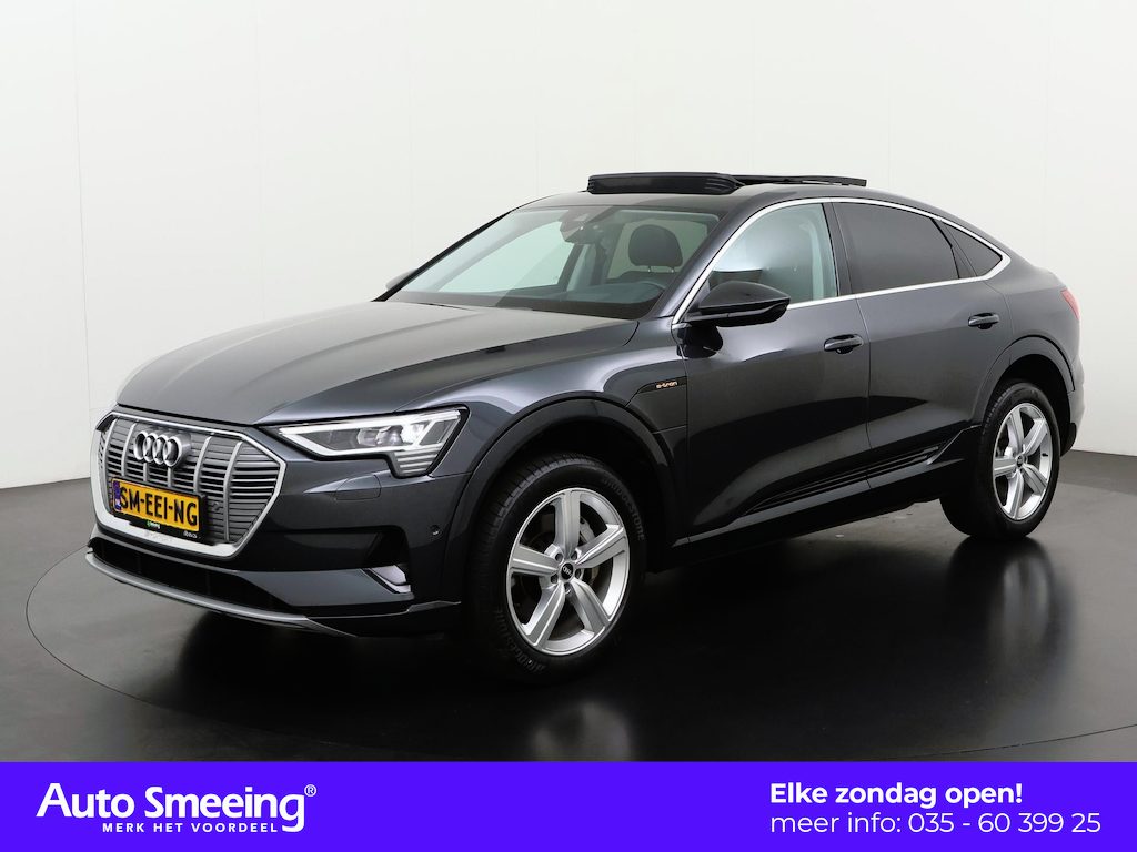 Audi E-tron 55 quattro Advanced Plus 95 kWh | SOH 94% | Valcona Leder | Panoramadak | Head Up | Zondag Open!