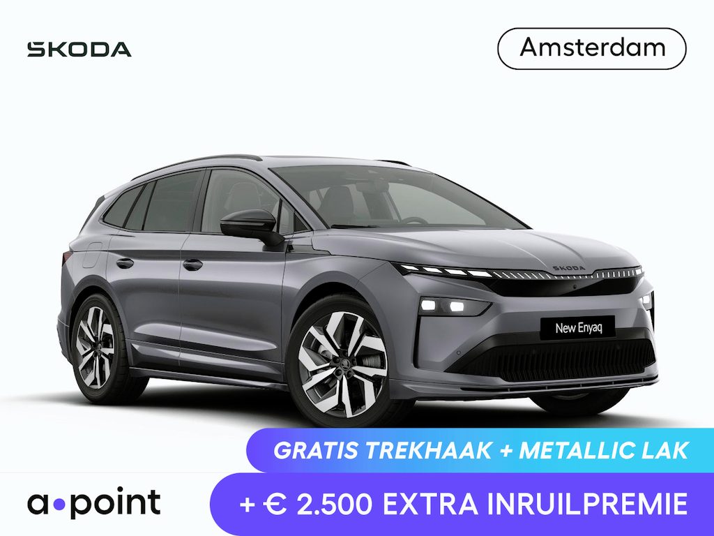 Skoda Enyaq 85 Sportline Tour Edition 286 pk | Trekhaak | Panorama Dak